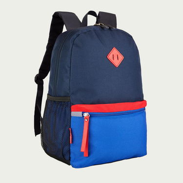 Little Kids Backpack for Boys Toddler School Bag Fits 3 to 6 Years Old, 15 Inch, Navy Blue